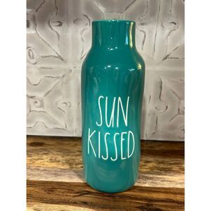 Rae Dunn Sun Kissed Teal Vase Magenta Collection Summer Home Decor